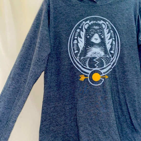 Zen Colorado Bear Long-sleeve Hooded Shirt - Picture 1 of 4